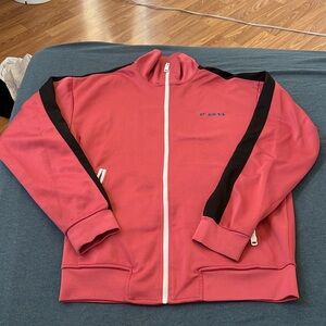 DIESEL// Pink Unisex Track Sweater